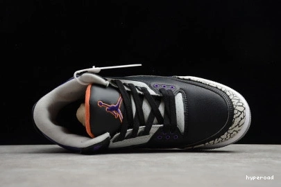 Hyperoad BLACK RETRO JORDAN PURPLE 3 COURT - 0822